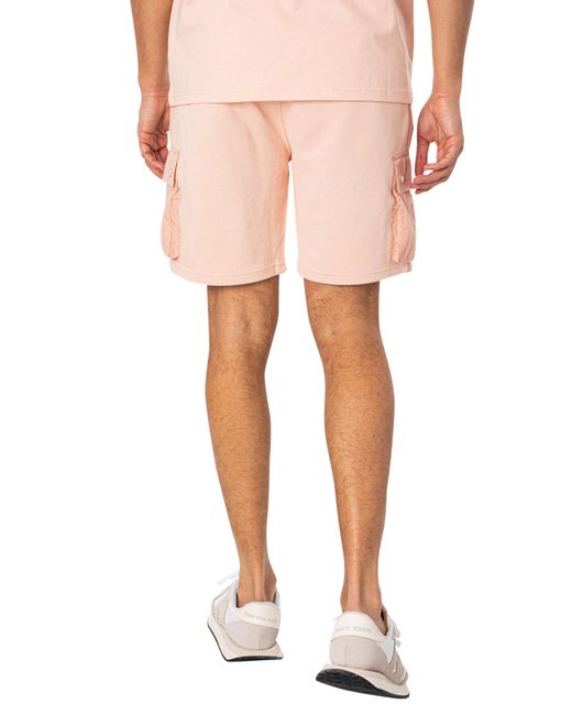 Weekend Offender Pink Sands Cargo Shorts for men
