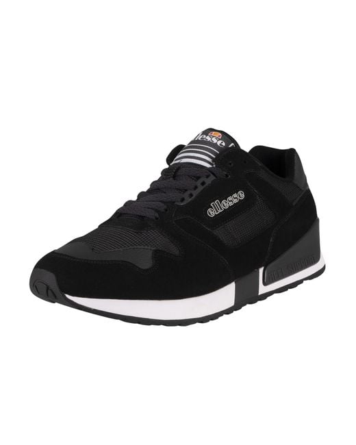 Ellesse Black 147 Suede Trainers for men