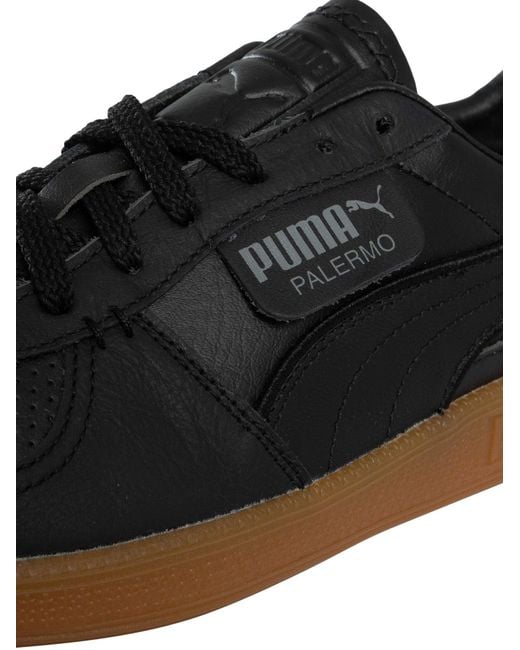 PUMA Blue Palermo Leather Trainers for men