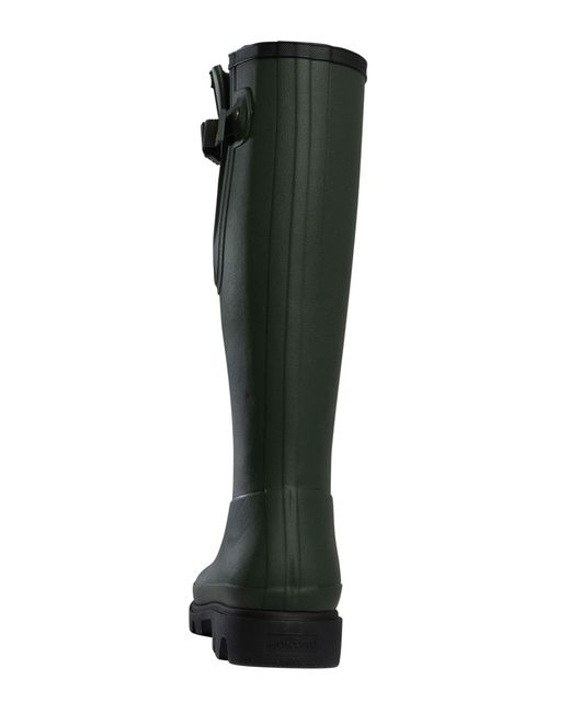 Hunter Green Downpour Field Wellington Boots for men