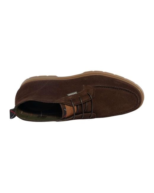 Barbour Brown Tucker Suede Chukka Boots for men