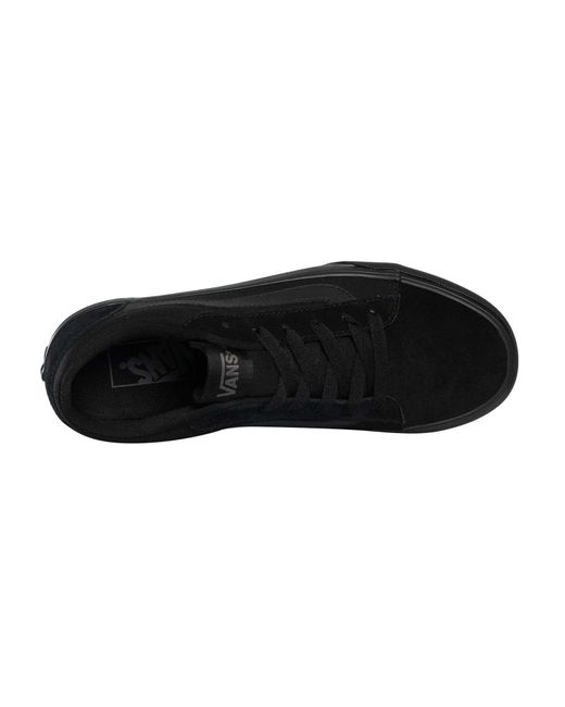 Vans Black Vero Suede Trainers for men