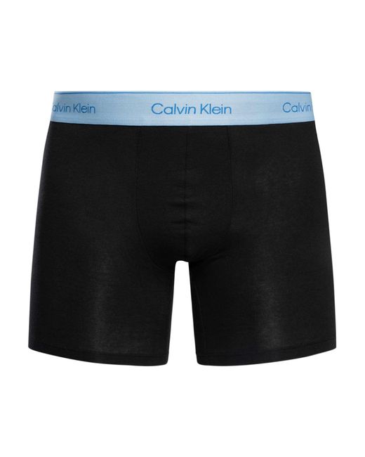 Calvin Klein Black 5 Pack Icon Boxer Briefs for men