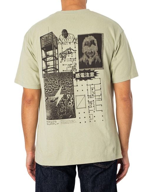Edwin Green Hazardous Voltage T-shirt for men