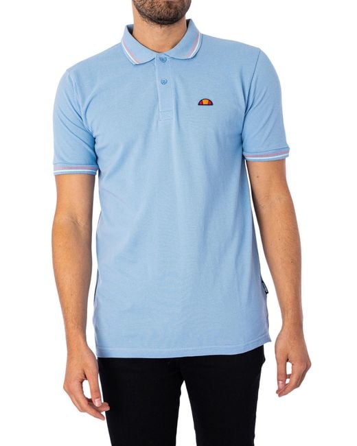 Ellesse Blue Rooks Polo Shirt for men