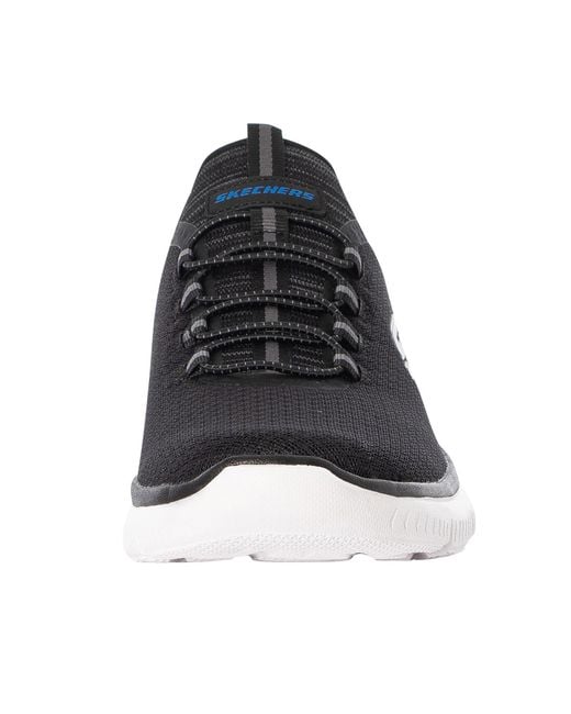 Skechers Black Summits Korlo Hands Free Slip-in Trainers for men