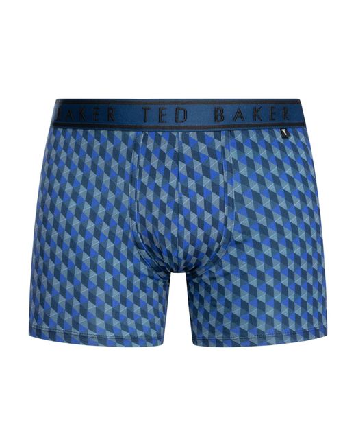 Ted Baker Blue 3 Pack Boxer Briefs for men