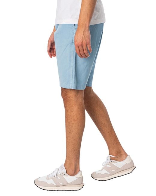 Edwin Blue Gangis Shorts for men