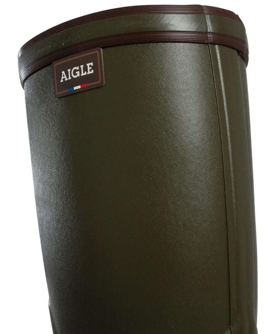 Aigle Green Parcours Wellington Boots for men