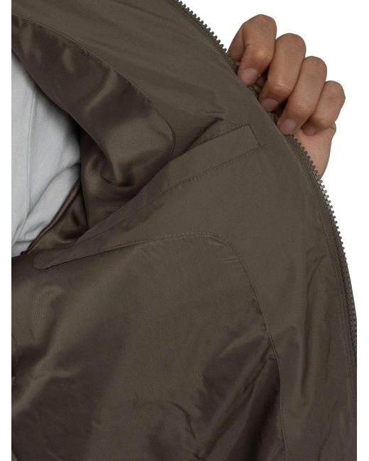 Lyle & Scott Gray Lightweight Hooded Zip Through Jacket for men
