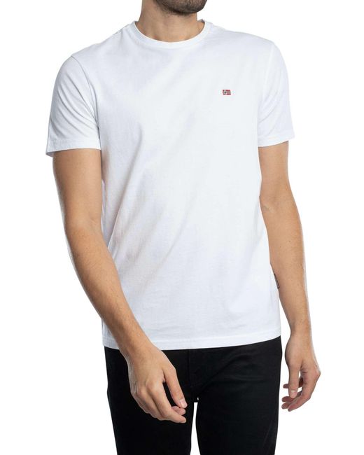 Napapijri White Salis Regular T-shirt for men