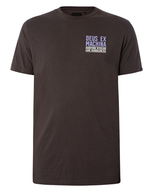 Deus Ex Machina Black Beam T-shirt for men