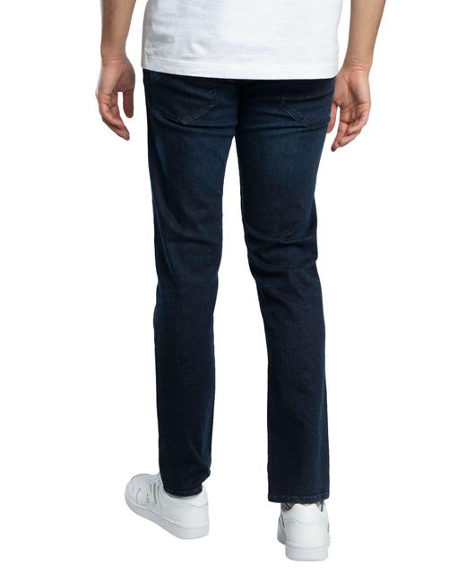 Replay Blue Men's Grover Straight-fit Jeans With Stretch for men