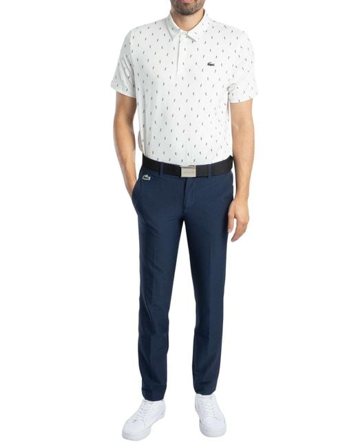 Lacoste Blue Slim Fit Golf Trousers for men