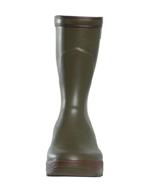 Aigle Green Parcours 2 Low Wellington Boots for men