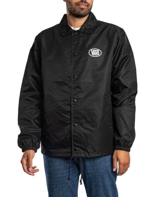 Vans Black Torrey Nylon Jacket for men
