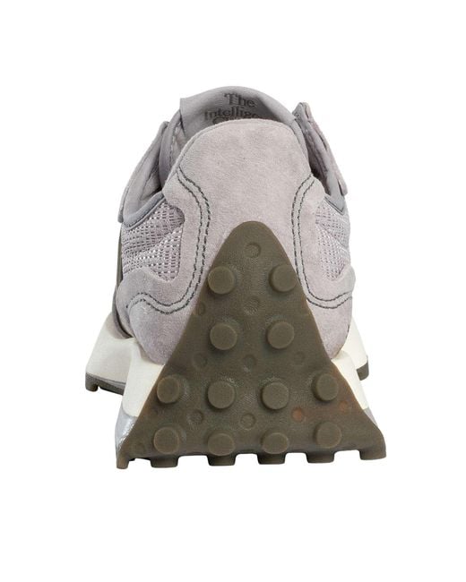New Balance White 327 Suede Trainers for men