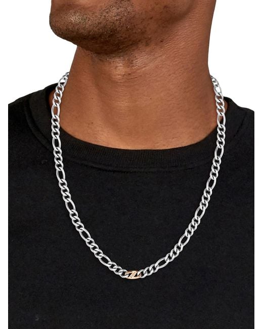 Boss White Rian Necklace for men
