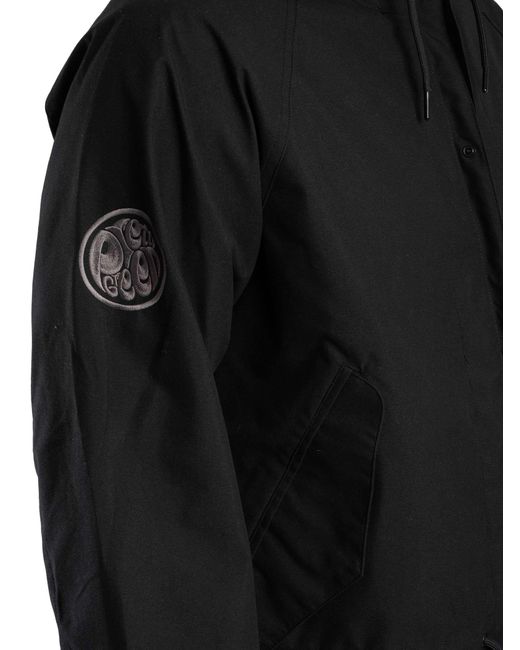 Pretty Green Black Resonance Water Reactive Jacket for men