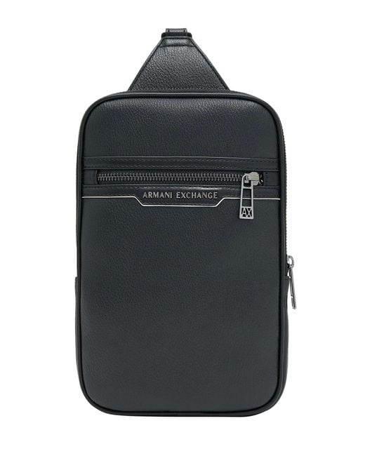 ARMANI EXCHANGE Black One Shoulder Bag for men