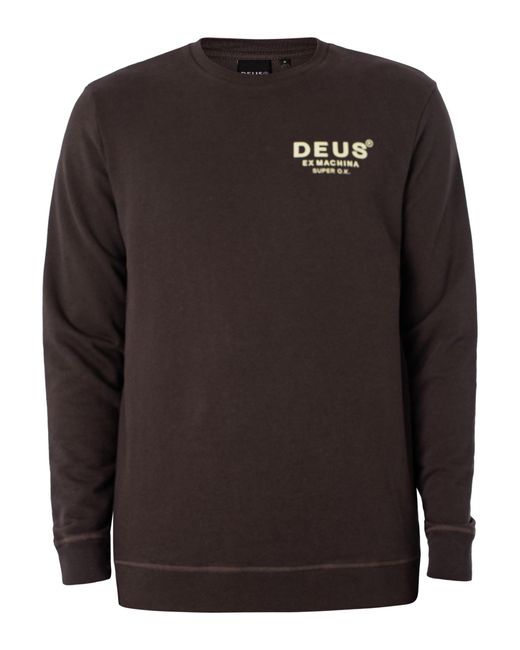 Deus Ex Machina Black Chatterbox Sweatshirt for men