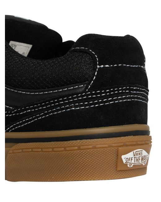 Vans Black Caldrone Suede Trainers for men