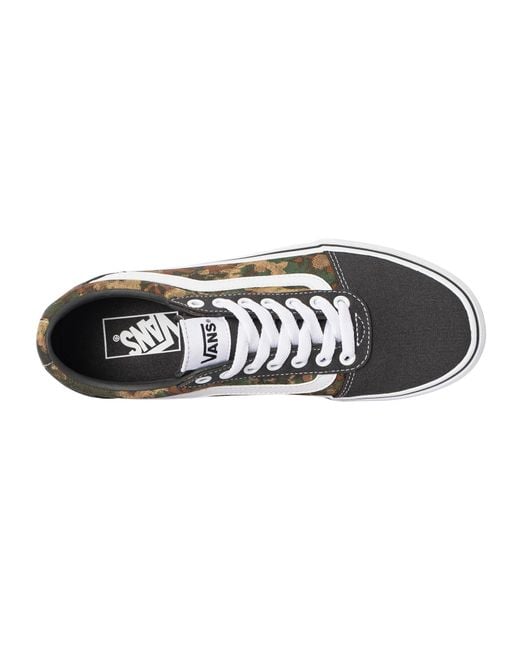 Vans White Ward Water Camo Trainers for men