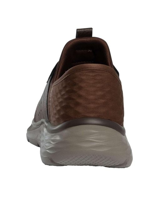 Skechers Brown Slip-ins Relaxed Garner Trainers for men