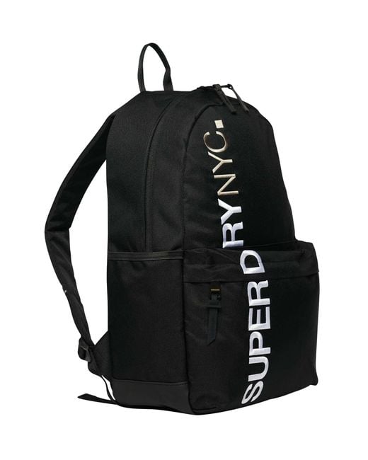 Superdry Black Nyc 18l Montana Backpack for men