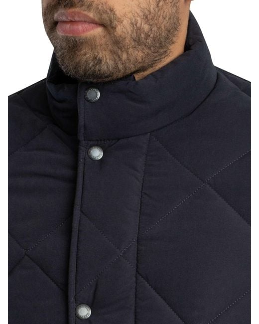 Barbour Blue Winter Chelsea Quilted Jacket for men