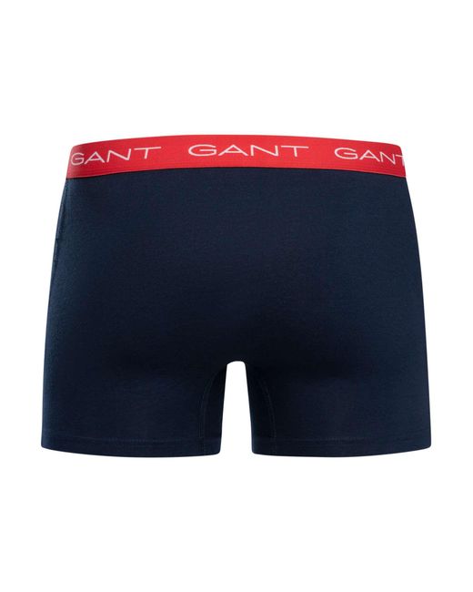 Gant Blue 3 Pack Boxer Briefs for men
