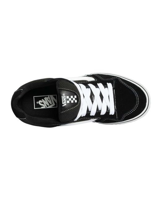 Vans Black Caldrone Suede Trainers for men