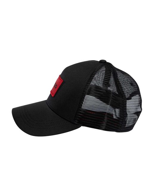 HUGO Black Kody Mesh Baseball Cap for men