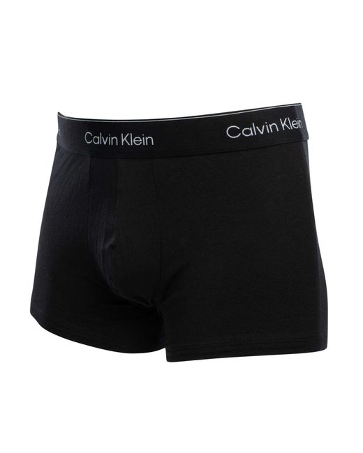 Calvin Klein Black 5 Pack Icon Trunks for men