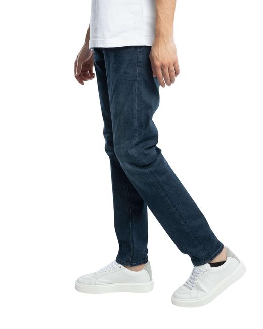DIESEL Blue 1986 Larkee Bee Regular Tapered Jeans for men