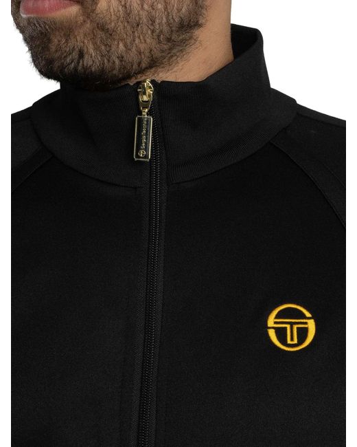 Sergio Tacchini Black New Catania Track Jacket for men