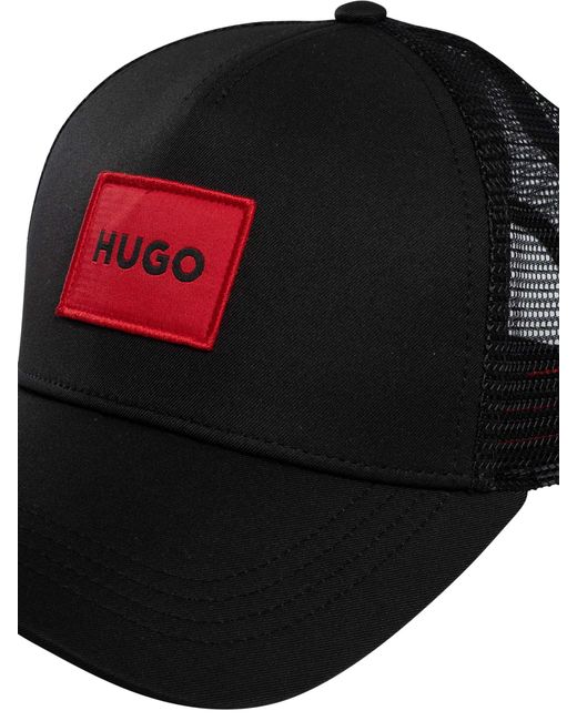 HUGO Black Kody Mesh Baseball Cap for men
