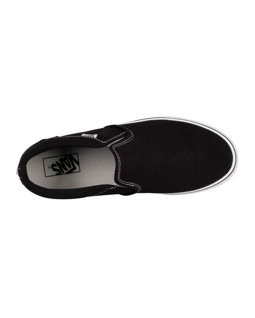 Vans Black Asher Canvas Trainers for men