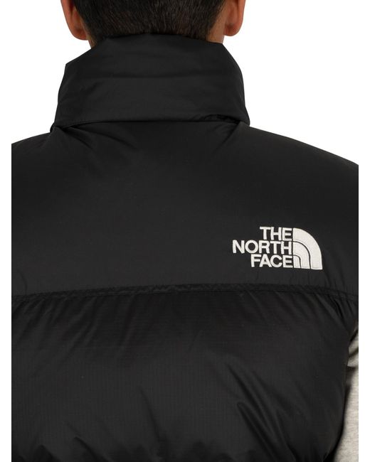 The North Face Synthetic 1996 Retro Nuptse Gilet in Black for Men ...
