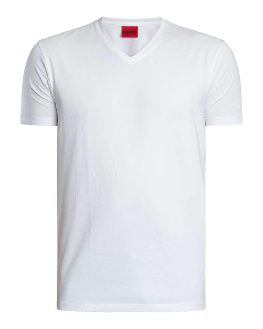 HUGO Black 2 Pack Lounge V-neck T-shirts for men
