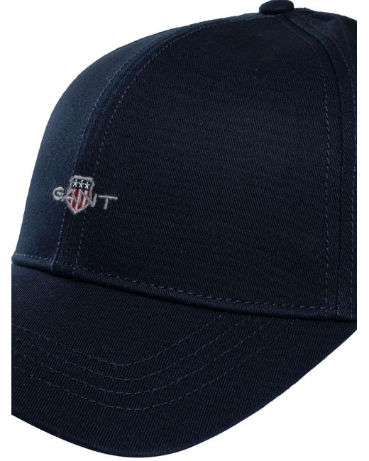 Gant Blue High Shield Cotton Cap for men