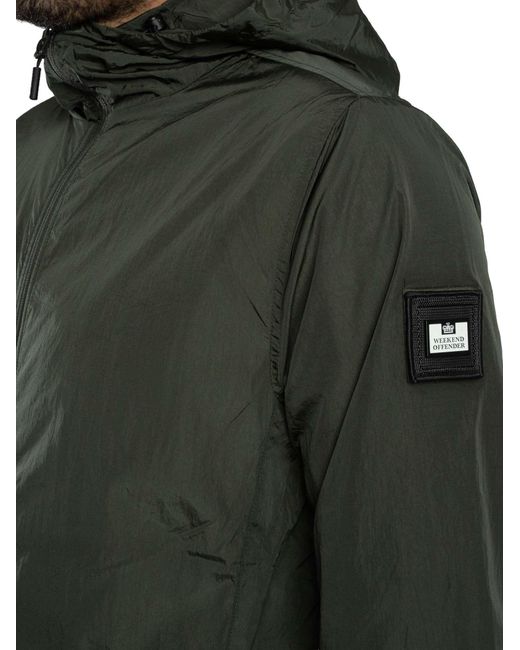 Weekend Offender Gray Technician Face Mask Jacket for men
