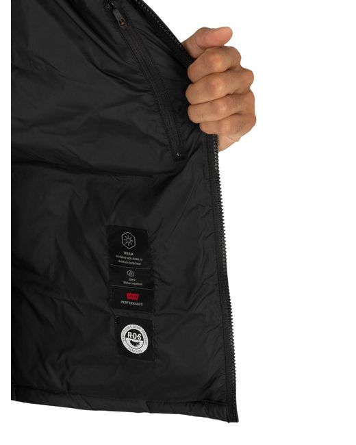 levi's puffer jacket mens