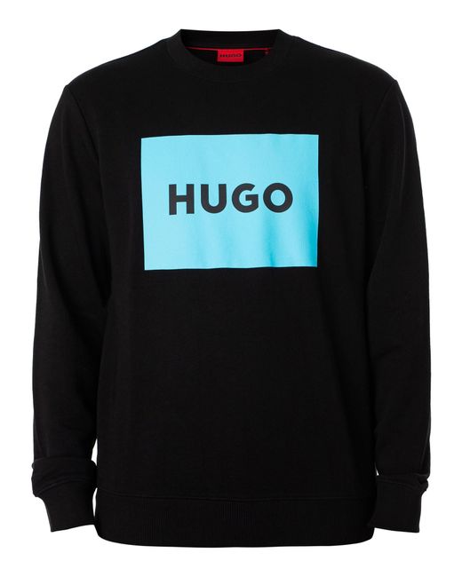 HUGO Black Duragol222 Sweatshirt for men