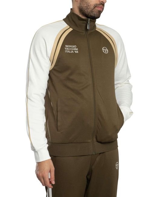 Sergio Tacchini Green Ghibli Davis Track Jacket for men
