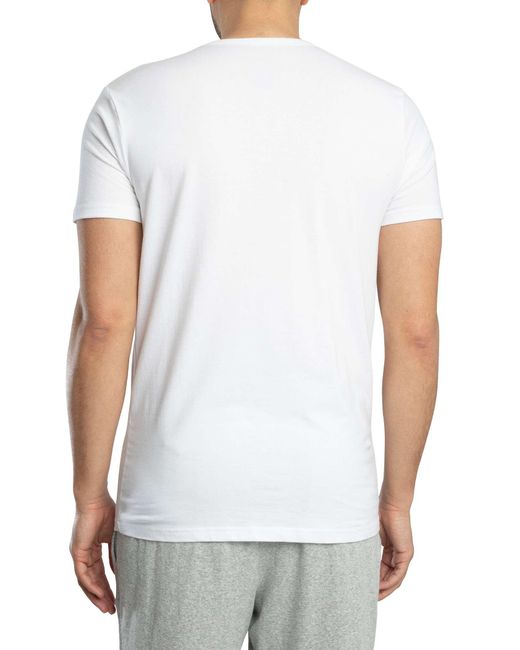 Lyle & Scott White Basic 2 Pack Pocket T-shirt for men