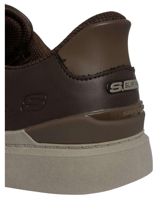 Skechers Brown Slip-ins Owen Connell Trainers for men