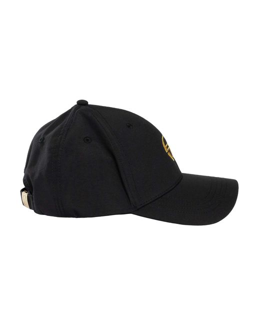 Sergio Tacchini Black Marz Classic 6 Panel Cap for men
