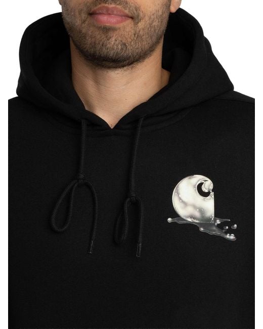 Carhartt Black Jake Garcia Back Print Pullover Hoodie for men