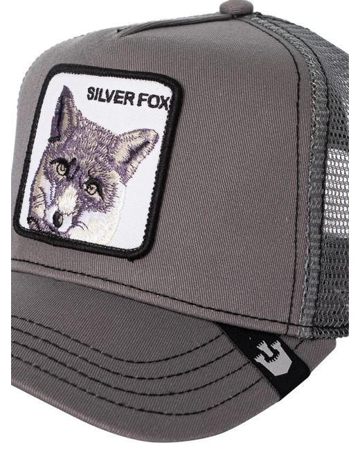 Goorin Bros Gray The Silver Fox Trucker Cap for men